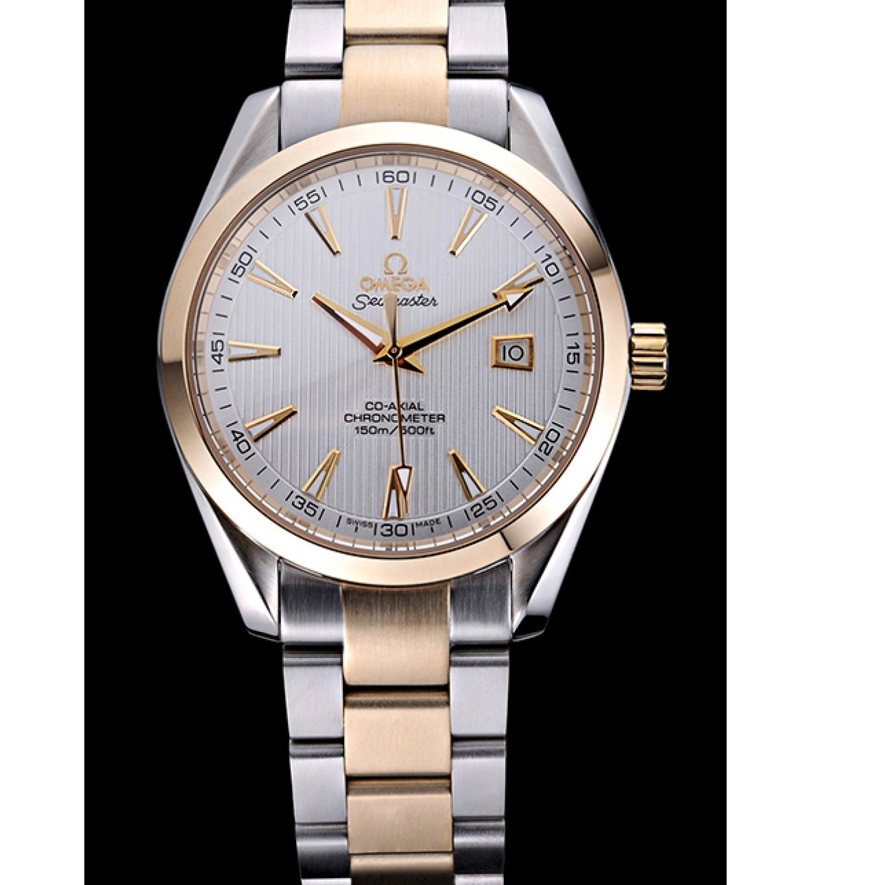 1028 Omega Seamaster White Dial Two Tone 622167